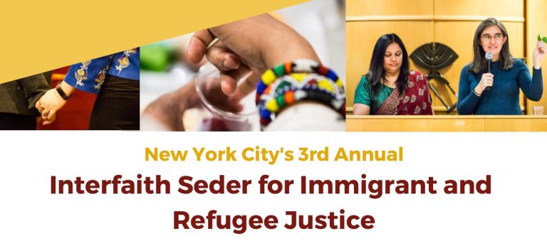 3rd Annual Interfaith Seder for Immigrant & Refugee Justice