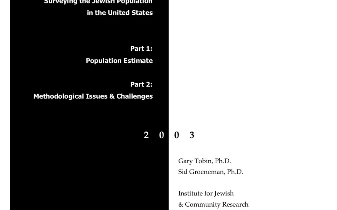 Surveying the Jewish Population in the United States (2003)